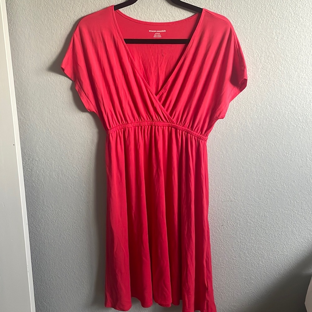 Cute red summer dress
